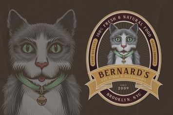 Cat - Petshop Badge