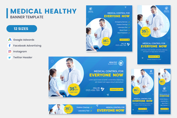 Medical Healthy Care Banner Template