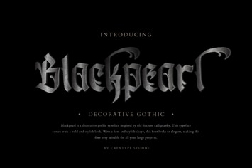 Blackpearl Gothic Business Font