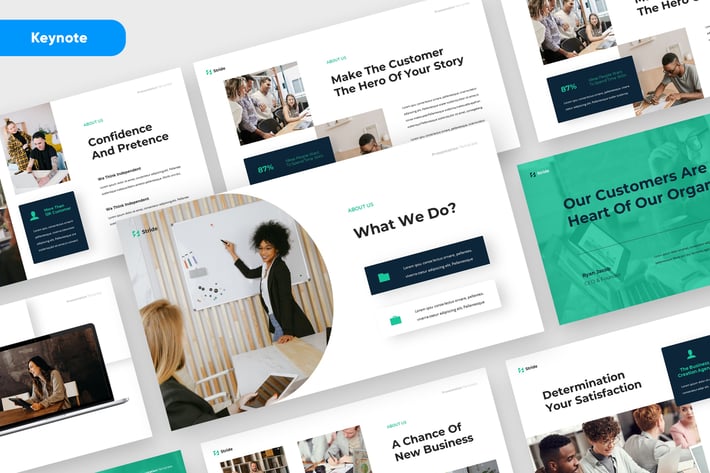 STRIDE - Business Marketing Keynote Template