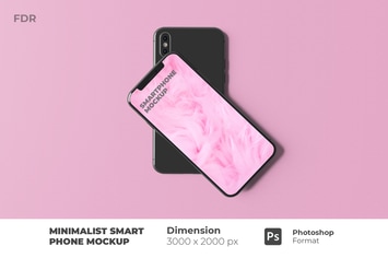 Minimalist Smartphone Mockup