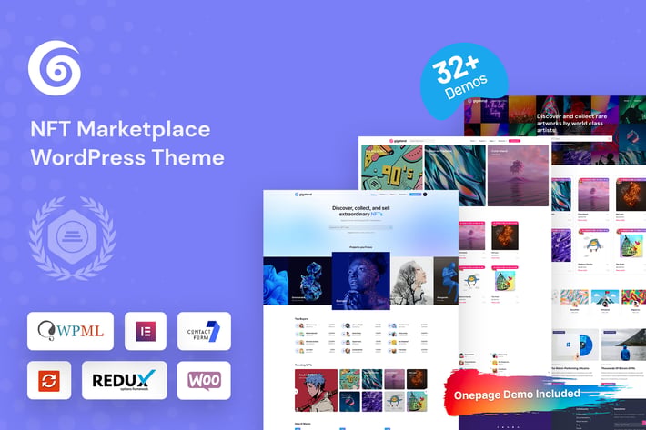 Gigaland - NFT Marketplace WordPress Theme