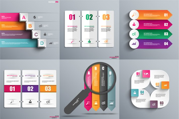Paper infographics