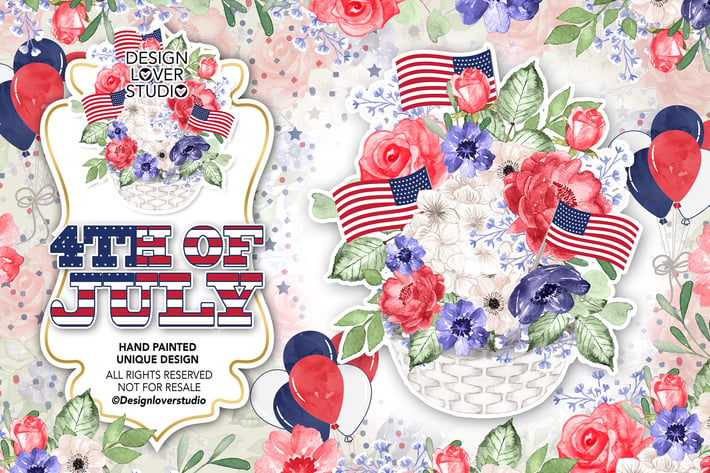 4th of July design