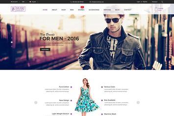 Brandshop - eCommerce PSD Template 