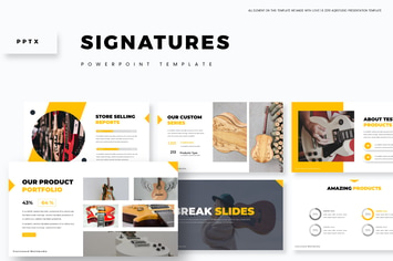 Signatures - Powerpoint Template