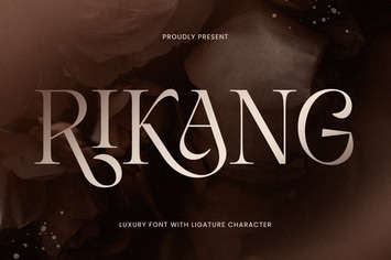 Rikang - Luxury Font