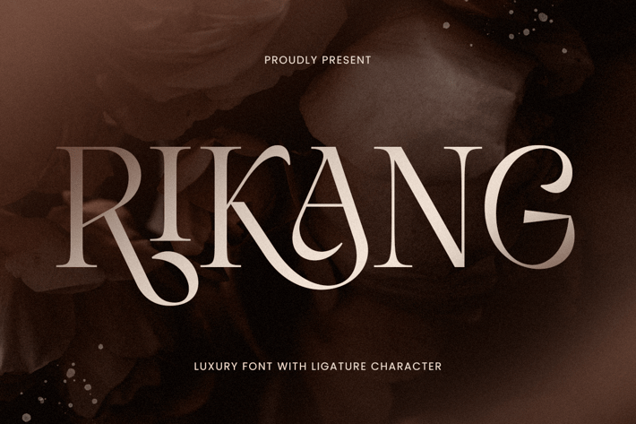 Rikang - Luxury Font