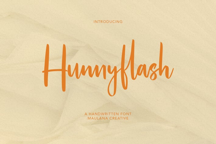 Hunnyflash Handwritten Font