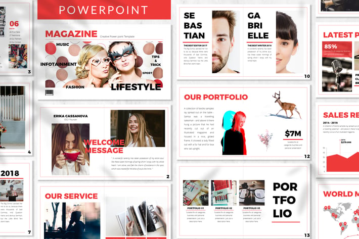 Magazine - Business Powerpoint Template