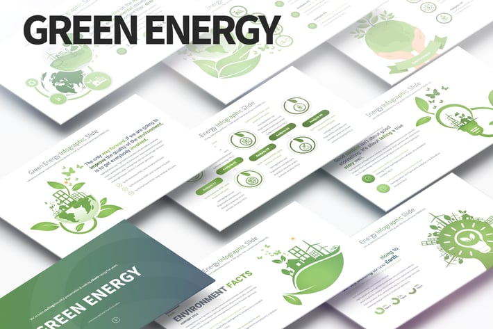 Green Energy - PowerPoint Infographics Slides