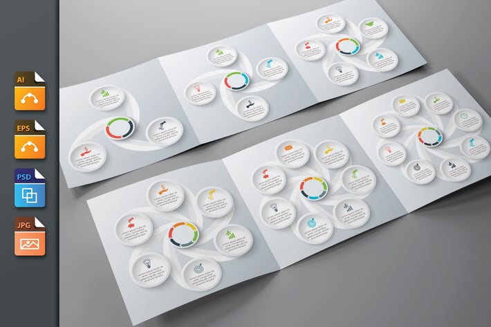 Infographics template set v.15