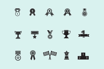 15 Award and Badge Icons