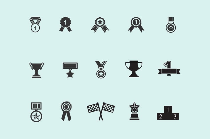 15 Award and Badge Icons