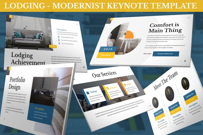 Lodging -  Modernist Keynote Template