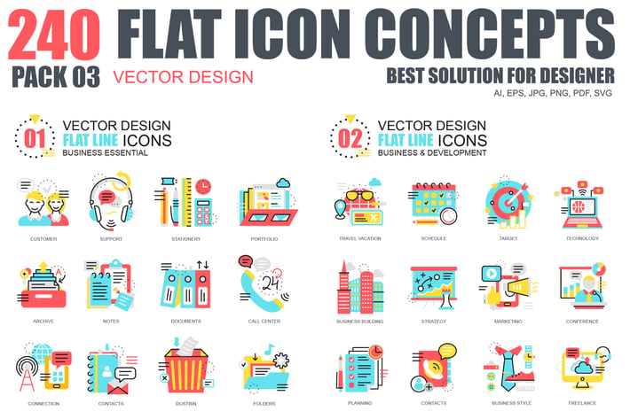 Flat Icons