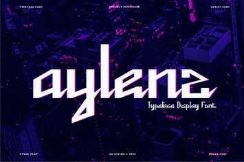 Aylenz - Script Typeface Font