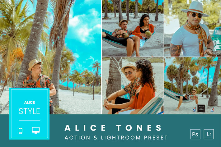 Alice Tones Action & Lightroom Preset