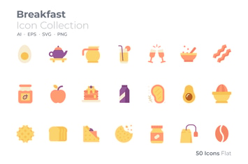 Breakfast Color Icon