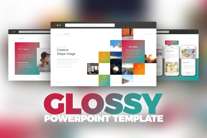 Glossy PowerPoint Template