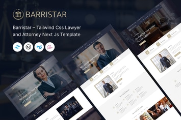 Barristar – Tailwind Css Lawyer Next Js Template