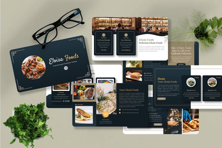 Eloisa - Food & Beverage Keynote Template