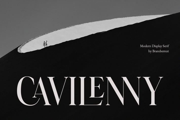 Cavilenny - Modern Display Serif Font