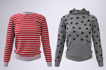 Woman's Hoodie and Sweatshirt Mock-Up