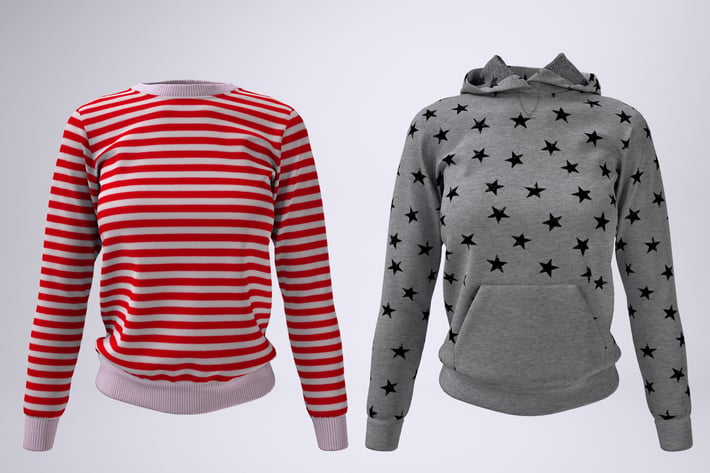 Woman's Hoodie and Sweatshirt Mock-Up