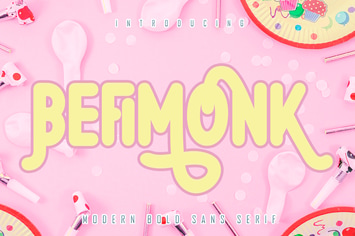   Befimonk - Bold Sans Serif