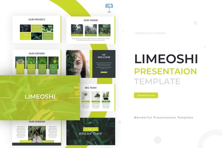 Limeoshi- Keynote Template