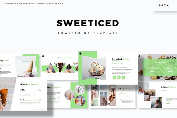 Sweeticed - Powerpoint Template