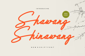 Shawang Shinawang - New Script Font