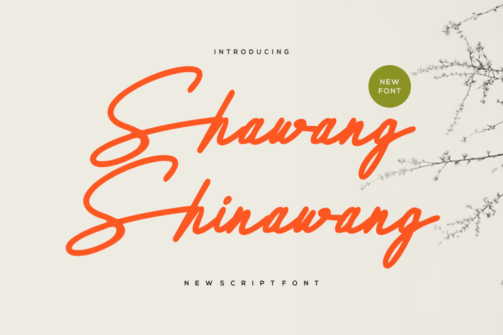 Shawang Shinawang - New Script Font