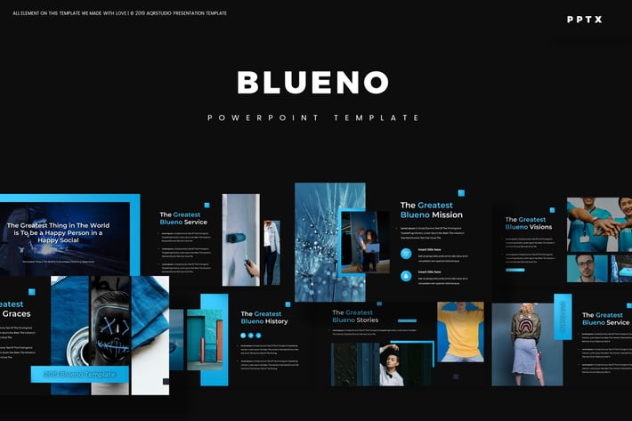Blueno - Powerpoint Template