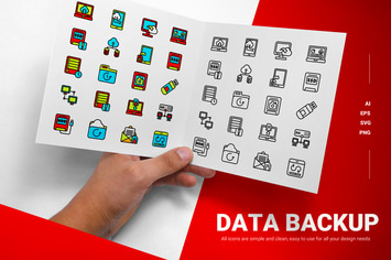 Data Backup - Icons