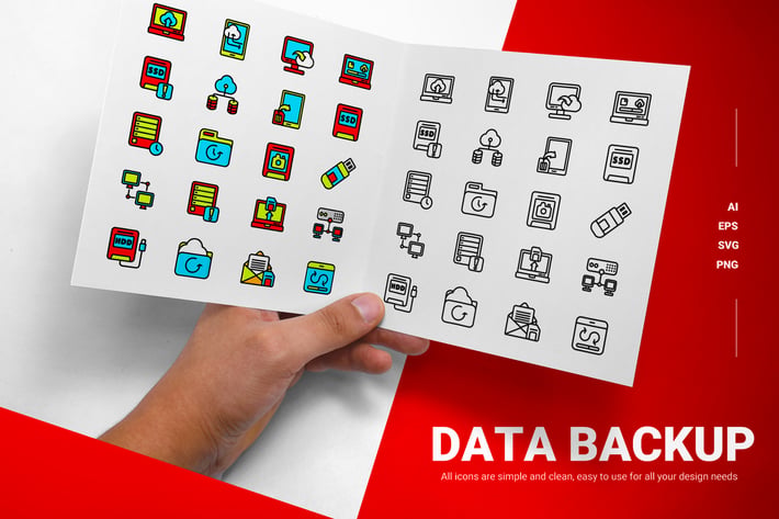 Data Backup - Icons