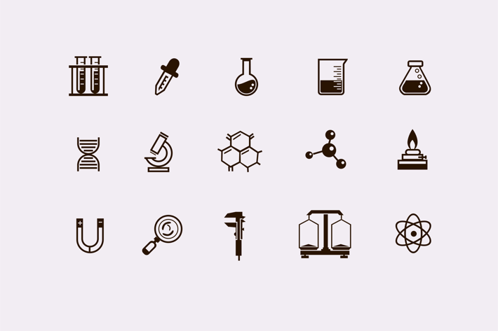 15 Laboratory and Science Icons