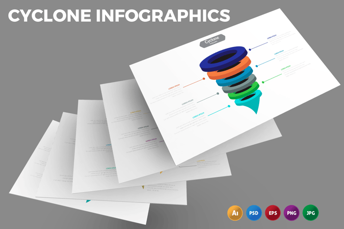 Cyclone – Infographics Design