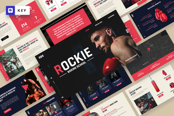 ROCKIE - Boxing & Martial Art Keynote Template