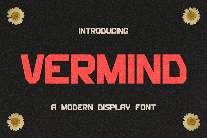 Vermind - Modern Bold Display Font