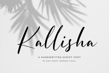 Kallisha - Handwritten Font