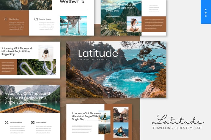 Latitude - Travelling Keynote Template