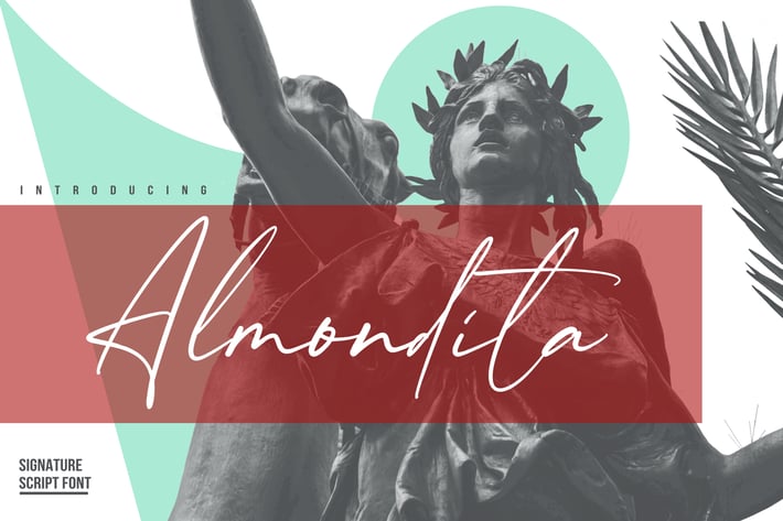 Almondita - Signature Logo Font