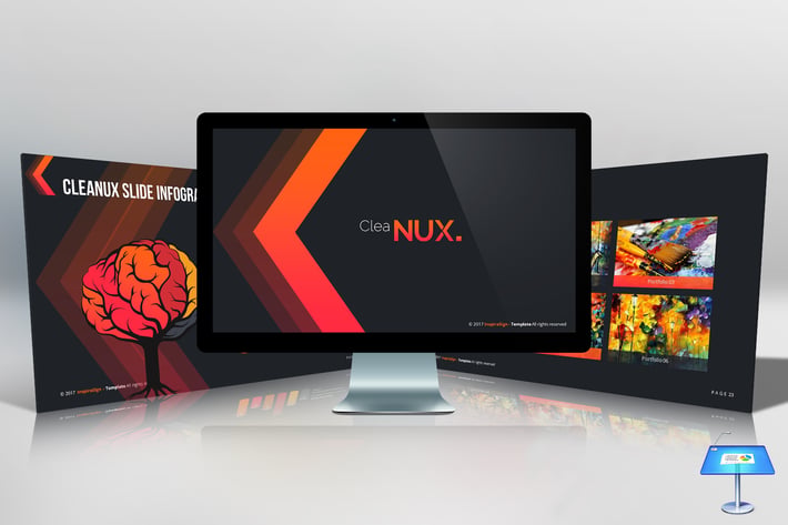 Cleanux Keynote Template