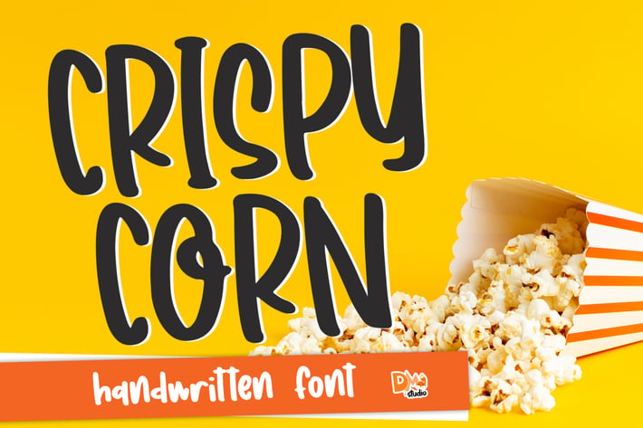 Crispy Corn - Handwritten Font