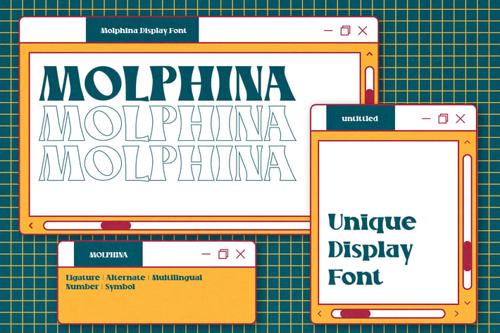 MOLPHINA Display Font