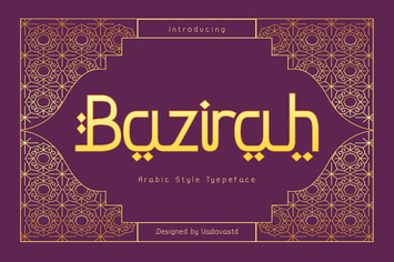 Bazirah Arabic Style Font