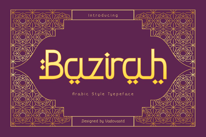 Bazirah Arabic Style Font
