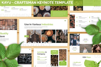 Kayu - Craftsman Keynote Template